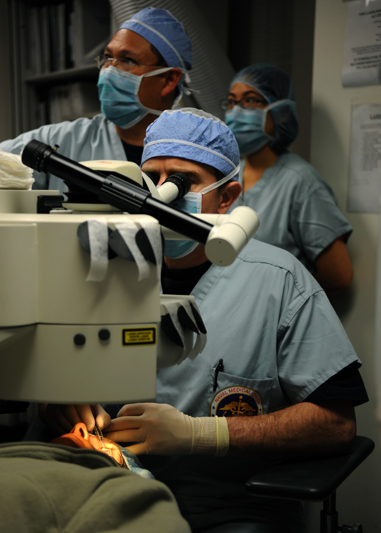 Procedimento de PRK com laser excimer